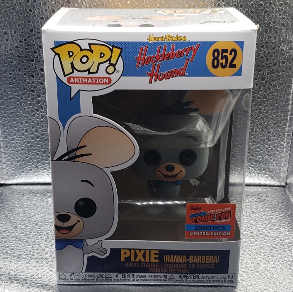 DIXIE & PIXIE FUNKO POP 852/853 LIMTED ED 2500 PIECES COMICON 2020 STICKER